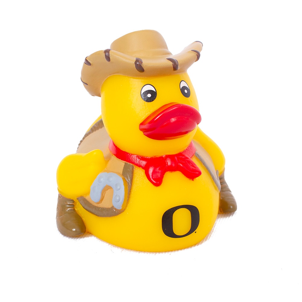 Classic Oregon O, Neil, Yellow, Rubber Duck, Gifts, Cowboy design, 960337